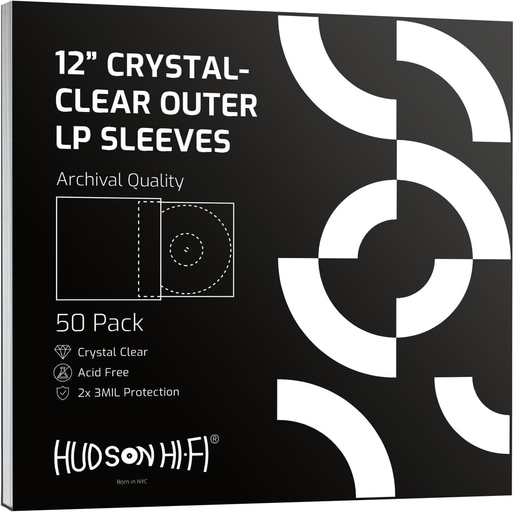 Hudson Hi-Fi Anti-Static Vinyl Record Sleeves