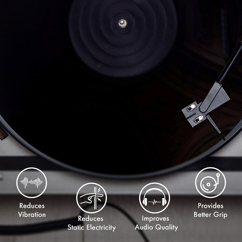PRO SPIN Black Acrylic Turntable Mat