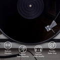 PRO SPIN Black Acrylic Turntable Mat